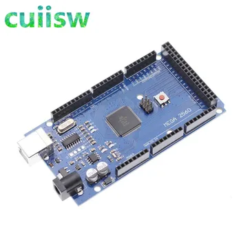 Cuiisw Mega 2560 R3 Mega2560 REV3 ATmega2560-16AU Penzion + USB združljiv Kabel za arduino