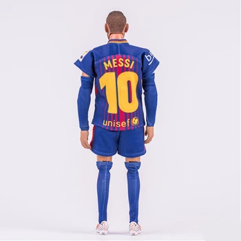 Zbirateljske 1/6 Obseg Nogometni star No. 10 Lionel Messi Dejanje Slika Lutka model Zaslona Darila 1668