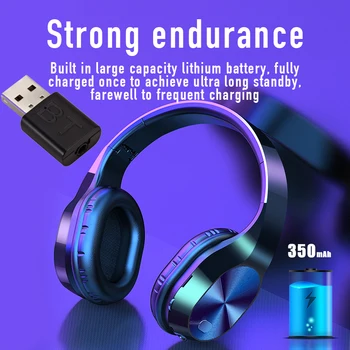 T5 Brezžične slušalke Bluetooth slušalke Stero slušalke z Gradnjo, v MIC z 3,5 mm jack za Xiaomi Samsung IPHONE 16760