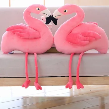 3D Flamingo lutke Mehko blazino plišastih Igrač Smešno Blazine Kavč Dekor objemala otroka darilo Ročno Ins Vroče fotografije Rekviziti