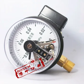 Vakuumski Električni Kontaktni manometer Magnetni Pomožni Električni Stik Vakuum manometer Yxc-100 -0.1-0mpa
