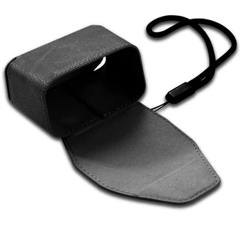 Usnjena torbica Zaščitno Polje Polno Kritje Vrečko za Shranjevanje Zaščitnik s Traku za Jabra Elite Aktivno 65T Slušalke Bluetooth 1712