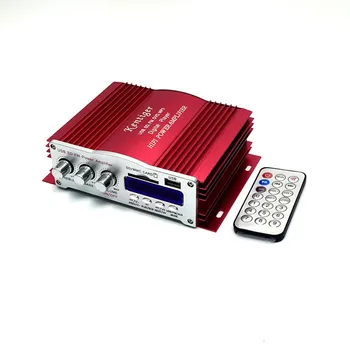 KENTIGER 3001 4 Kanalni Ojačevalnik Z Daljinskim upravljalnikom, USB/SD Predvajalnik FM Radio 12V5A za izmenični Tok In AUX Kabel Opcija 17292