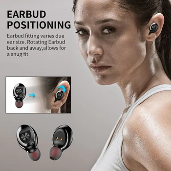 DAONO Nove Slušalke Bluetooth Visoko Kakovost Stereo Brezžična Šport Čepkov XG8 TWS Bluetooth 5.0 HI-fi Slušalke Prenosni Stereo 174072
