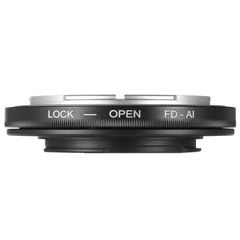 FD-AI Adapter Ring Objektiv Nastavek za Canon FD Objektiv Primerni za Nikon AI F Mount Leče 17417