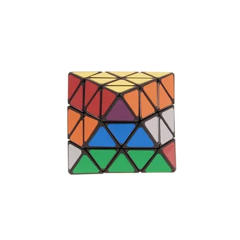 LanLan Octahedron 8-Osi Octahedron Magic Cube Črna Puzzle Izobraževalne Igrače Posebne Igrače Učenje Igrače Izobraževalne Igre 174315