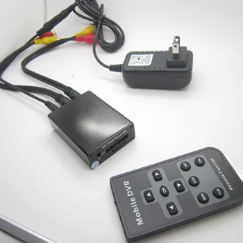 Novo 1CH Mini DVR CVBS snemanje 1 kanal CCTV monitor Podpira več načine snemanja SD snemanje DVR črna