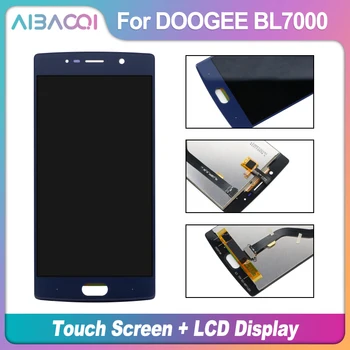 Novi Originalni 5.5 palčni Zaslon na Dotik+1920X1080 LCD Zaslon+Okvir Skupščine Zamenjava Za Doogee BL7000 Android 7.0 17557