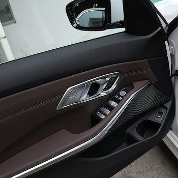 Za BMW Serije 3 G20 G28 325 2020 Dodatki Avto Notranja Vrata Ročaj Trim Okvir Pokrova ABS Chrome Ornamenti Avto Styling Dekoracijo