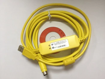 1PCS/VELIKO USB-SC09-FX USB ZA RS422 ADAPTER Programiranje Kabel združljiv FX-USB-AW 17661