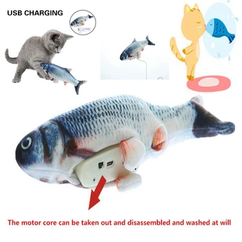 30 cm Elektronske Pet mehki pliš creative 3D ribe-oblikovane igrače mačke darilo mačka mint ribe blazino, ki je napolnjena lutka simulacije psa igrače, igrače za hišne živali