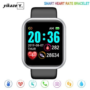 D20 Pametno Gledati Nepremočljiva Krvnega Tlaka, Srčnega utripa, Fitnes Tracker Moški Ženske Bluetooth SmartWatch za Android IOS Y68 17868
