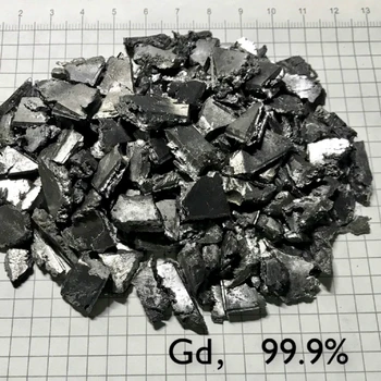 Gadolinium Kovinski Element Vzorca -10 g/50 g/100 g Kose 99.9% Čisti Periodnega 180003
