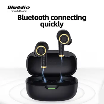 Original Bluedio Delcev TWS Brezžične Slušalke Bluetooth 5.0 Čepkov Bas Vodotesne Slušalke Šport Polnjenje Z Mikrofonom 182563
