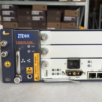 Nov Original ZTE OLT ZXA10 C320 2U Optično Linijo Terminalske Opreme,GPON 1GE SXMA A10*2 sim z DC napajanje