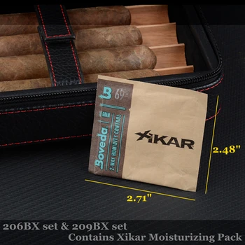 2020 Cohiba Usnje Cigar Primeru Prenosni humidor cedrovine Potovanja Humidor Vlažilnik Vlažilne Paket (brez vžigalnika ne rezalnik)