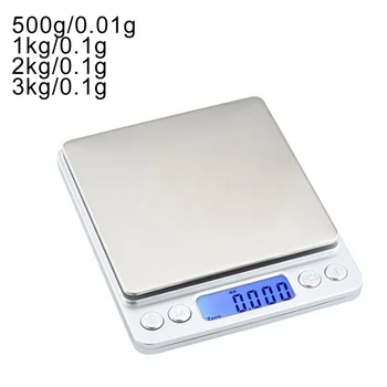 100 g 200 g 500 g x 0.01 g Digitalno kuhinjsko Tehtnico Nakit Zlato Ravnovesje Teža Gram LCD Žep uteži Elektronske Tehtnice 184335