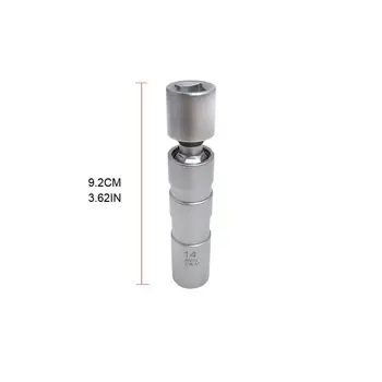 Magnetni 12 Kota svečko Rokav Orodje za Odstranjevanje Laserska Orodja 14 mm 3/8 Pogon (Plug
