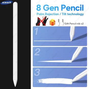 Voor ApplePotlood 2 Ipad Stylus Pen Voor Ipad Pro11 za 12,9 2020 2018 2019 6. 7. Mini5 Zraka 3 Izpolnjeni Palm Afwijzing Nagib Gevoeligheid 18558