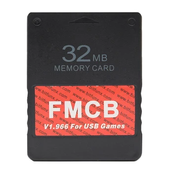 Bitfunx FMCB Pomnilniško Kartico za PS2 Konzole USB HDD Igre Retro Video Iger, Podporo PS1 PS2 Igre 18681