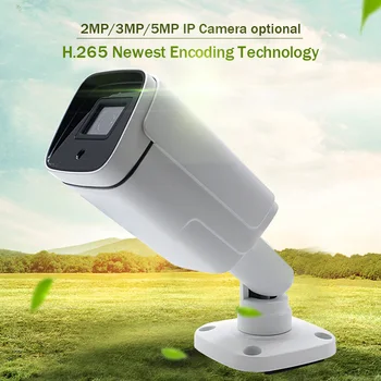 Zvok HD IP Kamere Varnosti CCTV IR Dan&Noč Vodoodporni Fotoaparat 5.0 mp 5MP Ip Kamero Hi3516EV200+SONY335 Vroče Prodaje 18775
