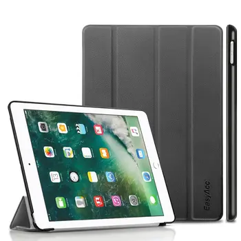 Easyacc Primeru Za Novi iPad 2017 9.7 palčni PU Smart Cover Primerih Magnetni Samodejno Zbudi Spanje Model Apple New iPad z 9.7