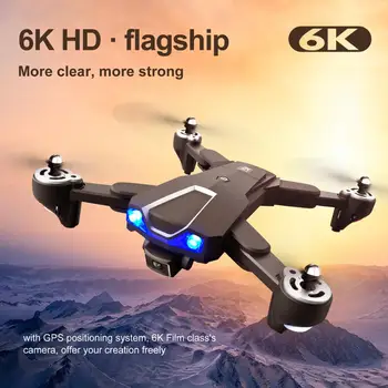 XKJ LS25 GPS Brnenje 6K 4K ESC Optični Tok Fotoaparat Strokovno RC Zložljive Quadcopter 5G Wifi Fpv Dron Helikopter Za Darilo