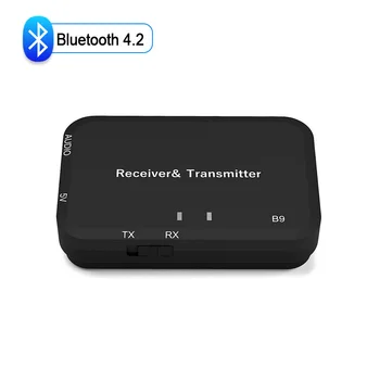 B9 2 v 1 Bluetooth Audio Oddajnik & Sprejemnik 3.5 mm AUX HIFI Glasbeni Adapter Za Avto Stereo ali Doma Avdio Sistema