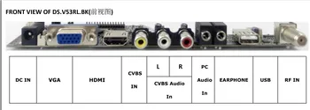 TV+HDMI+VGA+AV+USB+AUDIO, TV LCD gonilnik odbor za 21,5