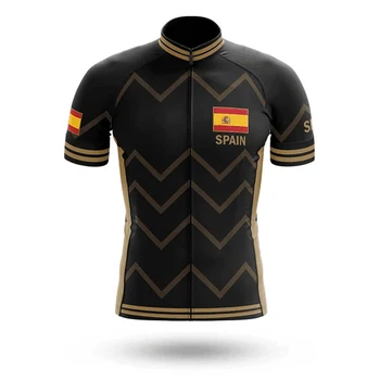 2020 Španija kolesarski dres ekipe moških kratek rokav kolo nositi dres poletje quick dry jersey abbigliamento bici da corsa uomo 19647