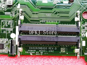 DA0U92MB6D0 Za HP 15-N Series Prenosnik Motherboard 738124-501 738124-001 W/A10-5745M CPU MainBoard Testirani