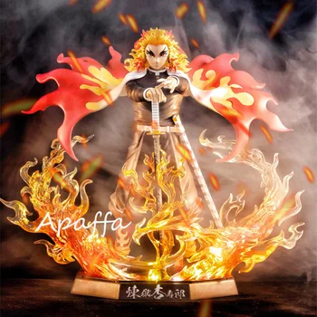 Najnovejši 20 cm Demon Slayer Anime Slika Rengoku Kyoujurou PVC Akcijska Figura, Igrače GK Anime Kimetsu Ne Yaiba Figur Igrača