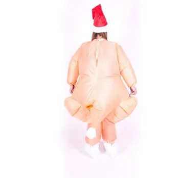 Napihljivi, Pečenka Turčija Kostum Halloween Piščanec Za Odrasle Napihljivi Božič Pustna Maskota Cosplay Kostum Oblačila 20216