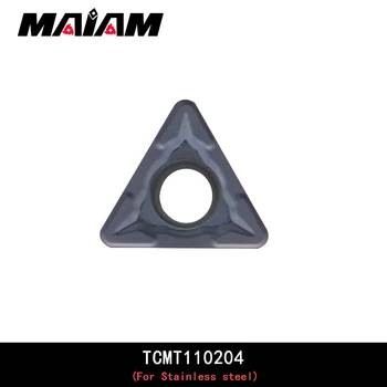 Visoka kakovost TCMT trikotni vstavite TCMT1102 TCMT110204 TCMT110208 TCMT1602 TCMT160204 TCMT160208, ki se vstavi za Nerjavečega jekla 20410