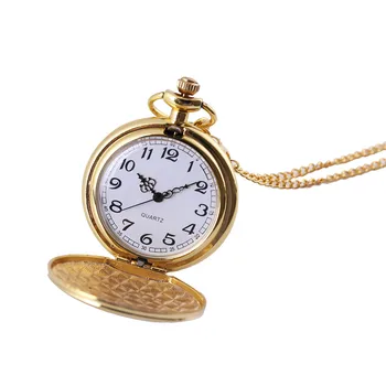 Stilsko Nemoteno Quartz žepna ura Klasične Velike Dve, s katerimi se soočajo Zlata Modna žepna ura Sodišče Slog žepna ura Часы 20624