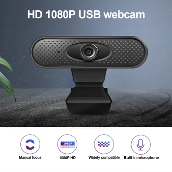 Willkey Polni 1080P HD Webcam, USB Pc Računalnik, Kamera z Mikrofonom Voznik-brezplačen Video Kamero za Online Poučevanja Živo 21381