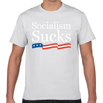 Vrhovi Majica s kratkimi rokavi Moški socializma zanič Poletje Harajuku Geek po Meri Moškega Tshirt XXXL