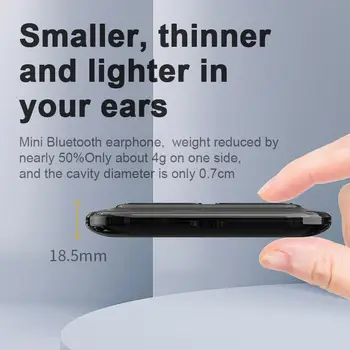 Bluetooth Slušalke XG49 Votlih Ultrathin TWS Bluetooth 5.0 Brezžične V uho Športne Slušalke Slušalke 22453