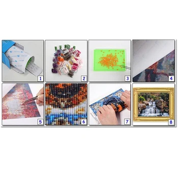 Diamond Slika,Alpake živali, hišne živali,DIY,Diamond Vezenine,5D,Poln Kvadrat Mozaik Needleworks Božično Darilo Z899