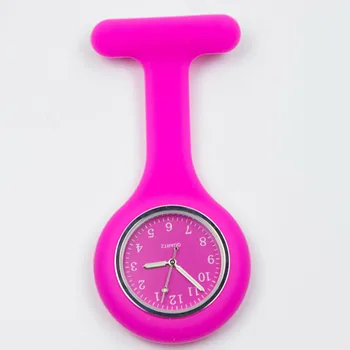Silikonski watch medicinska sestra fob žepna ura Barva vijolična posnetek na ure bolnišnici darilo študentov zdravstvene nege quartz ura dropshipping 23596