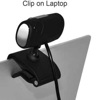 Spletna Kamera, USB, hd Webcam, Web Cam, 360-Stopinjski MIKROFON z zaponko Za Skype Za Youtube Računalnik PC, Laptop, Prenosnik, Fotoaparat 23779