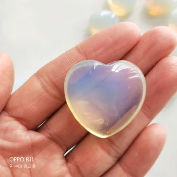 Naravni Kristal Srca Moonsto Srce Mineralnih Gemstone Crystal grozdov Valentinovo, Božična darila ali doma dekoracijo