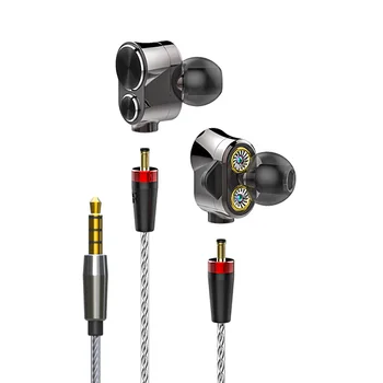 Hi-Res Slušalke-line mic Trojno voznik Visoko-Resolation Sutdio zaslon slušalke Snemljiv Koaksialni kabel, slušalke 2020 24613