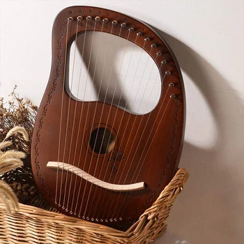 ŠIVA-Liro Harfo 16 Strune Harfe Prenosni Majhne Harfo z Trpežne Jeklene Strune Lesa Niz Glasbeni Instrument 256