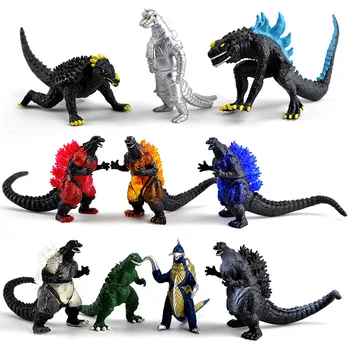 Sklop 10 Godzilla Dinozavra Pošasti, Nasoljeni Jajca Superman Pošasti Boj Arena in Boj Različica Igrače, Figurice Kot Darila