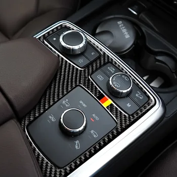 Za Mercedes Benz GLE GLS M Razred Ogljikovih Vlaken Avto Center za Nadzor Armrest Polje Večpredstavnostna Plošča se nanašajo samo na LHD 260