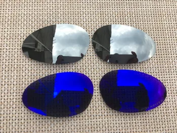 Silver & modro vijolično Polarizirana Zamenjava Leč za Minuto 1.0 sončna Očala, Leče, Le-2 Para 26086