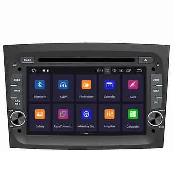 PX6 IPS 4G+64 G Android 10.0 Avto DVD Predvajalnik Večpredstavnostnih Vodja enote Za FIAT DOBLO 2016 2017 2018 avto Radio, GPS Navi BT Audio stereo 2672