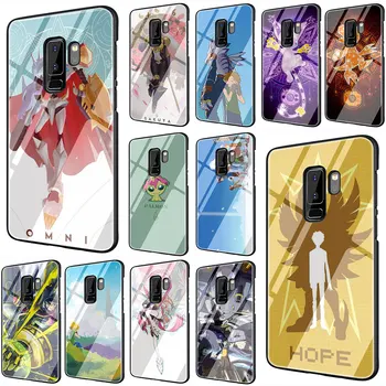 Digimon Kaljeno Steklo Telefon Kritje velja Za Samsung S7 rob S8 Opomba 8 9 10 Plus A10 20 30 40 50 60 70