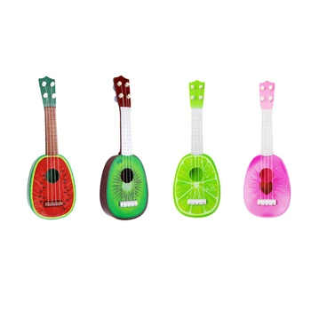 Baby otroška Izobraževalne Glasbila Igrače Kitaro na Debelo Sadje Kitara Mini Lahko Igrajo Ukulele 2769